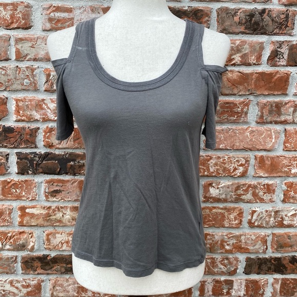 Splendid Tops - Splendid greenish gray, cold shoulder tank top / XS / Excellent condition